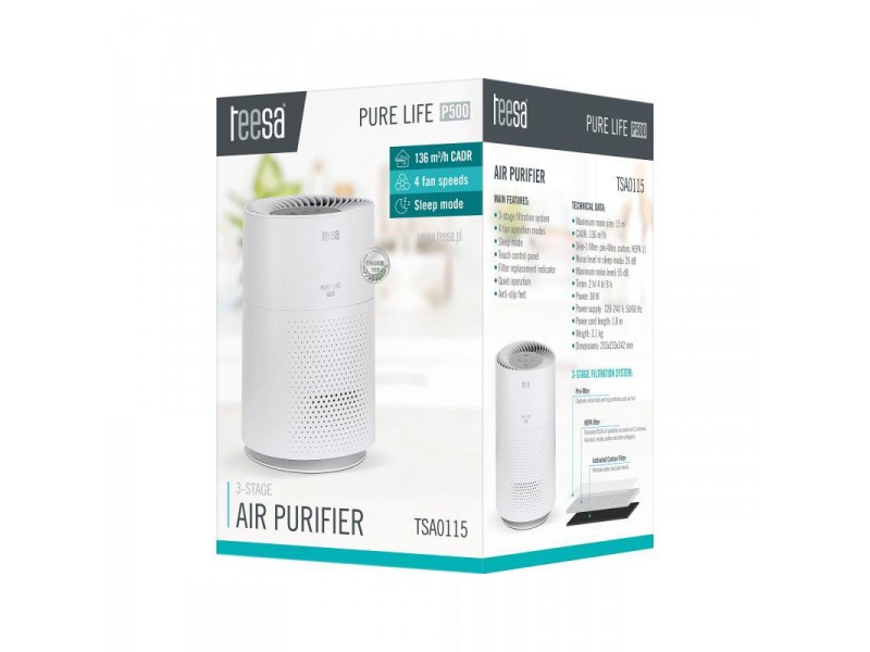 Ιονιστής (Καθαριστής Αέρα) Teesa Pure Life P500