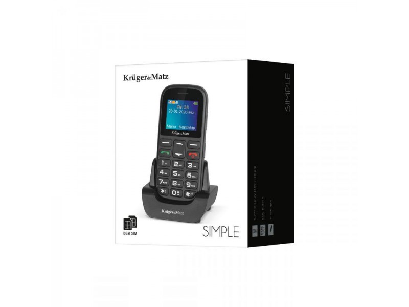 Κινητό GSM Για Ηλικιωμένους Με Κουμπί SOS Kruger&Matz Simple 920
