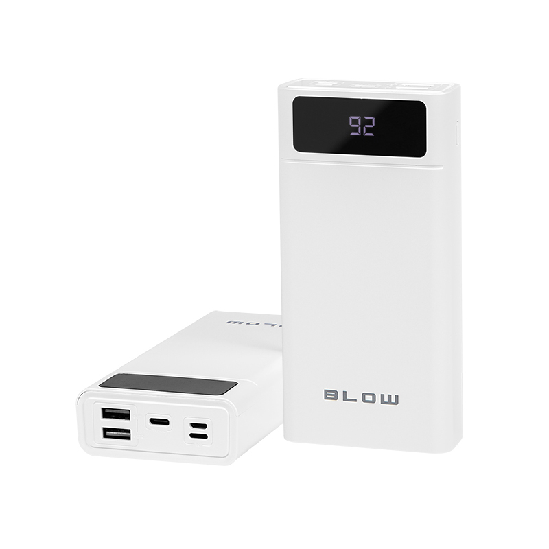 Power Bank 40000mAh 2xUSB QC PB40A USB-C BLOW Λευκό