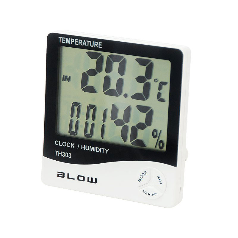 Θερμόμετρο - Υγρασιόμετρο - Ρολόι Blow
