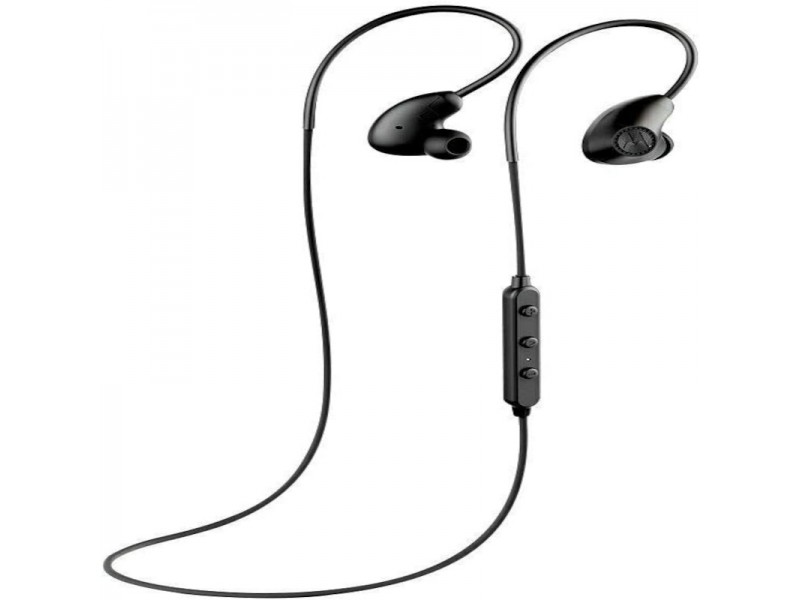Motorola Verve loop 500 Μαύρα Αδιάβροχα Ασύρματα Bluetooth 4.2 Ακουστικά Handsfree Με Active Noise Cancellation