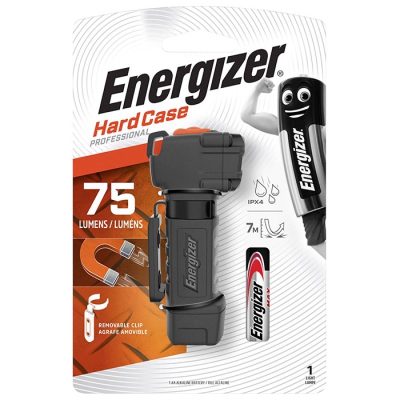 Energizer Hard Case Φακός Με Ενσωματωμένο Μαγνήτη 75 Lumens