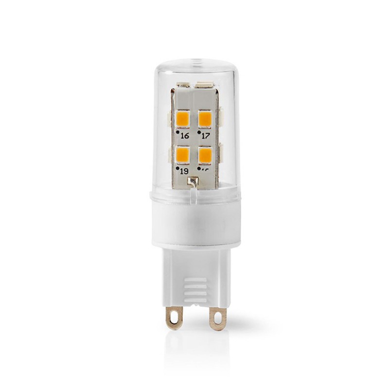 Nedis LEDBCLG9003 Λαμπτήρας LED G9, 3.3W, Με Χρωματισμό "Warm white", 15000 ωρών.