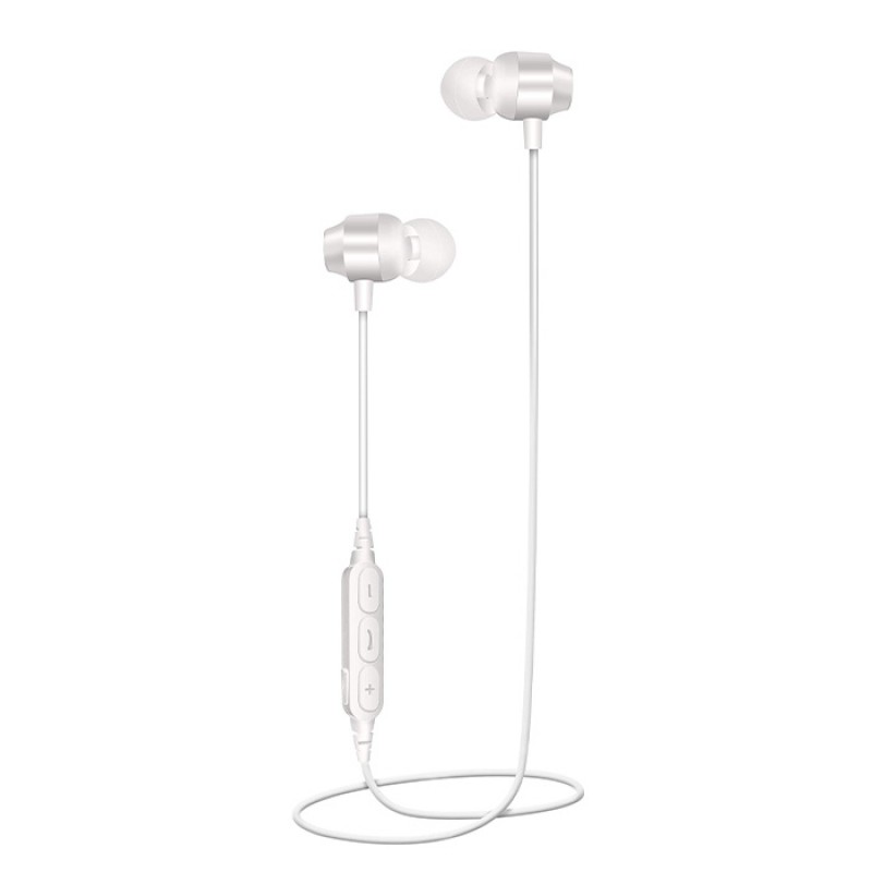 Energizer CIBT20WH2 Bluetooth In-Ear Μεταλλικά Ακουστικά Με Controller Σε Λευκό Χρώμα