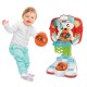 Baby Clementoni Βρεφικό Εκπαιδευτικό Παιχνίδι Μπασκετάκιας Με Μπάλα 18+Μηνών 