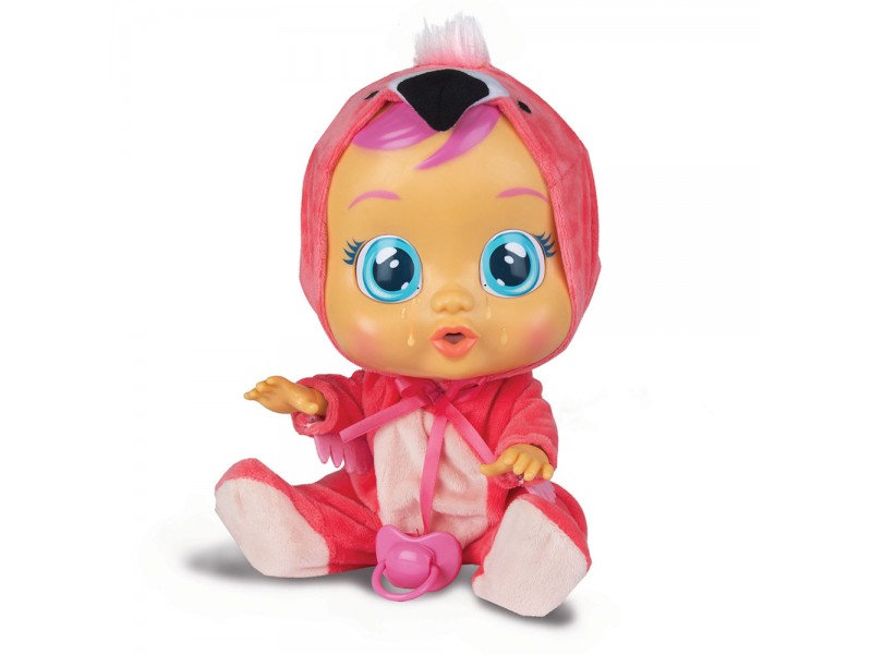 Cry Babies Κλαψουλίνια Fancy - Διαδραστική Κούκλα Φλαμίνγκο Κλαίει Με Αληθινά Δάκρυα