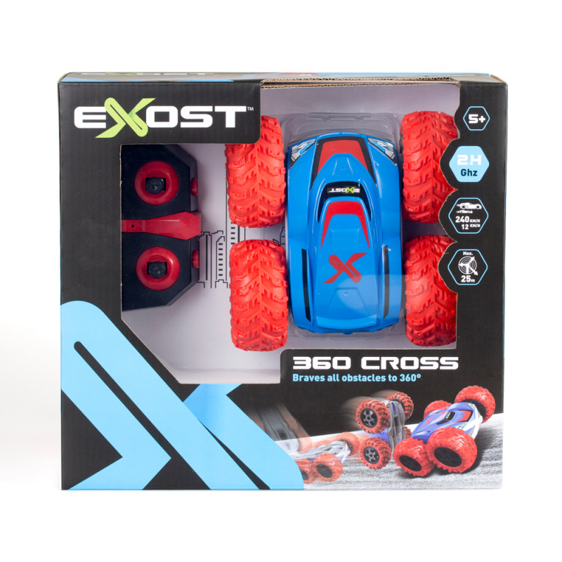 Exost 360 Cross Τηλεκατευθυνόμενο Αυτοκίνητο Κόκκινο