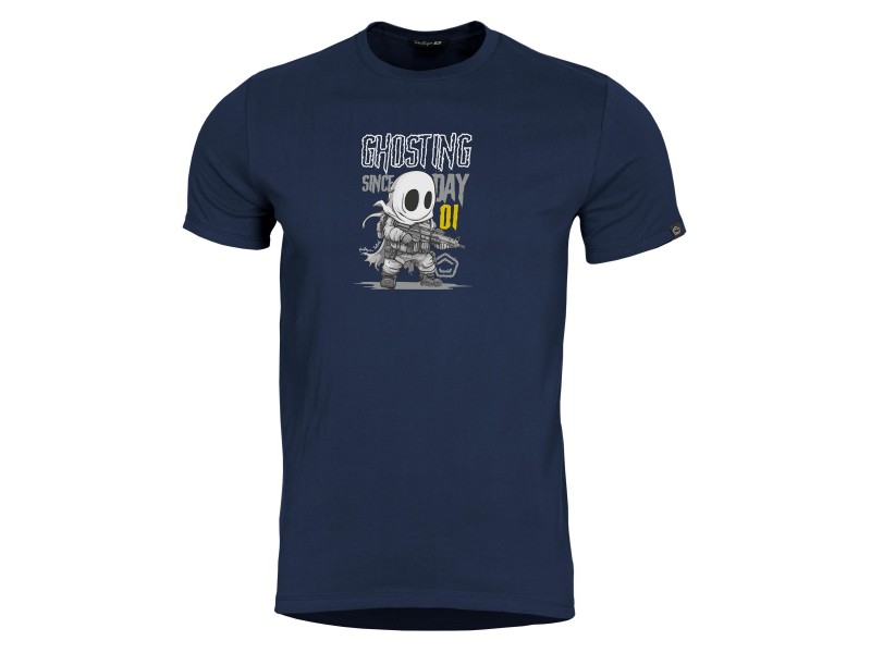 Pentagon GHOSTING T‑Shirt Μπλουζάκι – 100% Βαμβάκι, 190Gsm, Comfort Fit, Midnight Blue K09053 Pentagon GHOSTING T‑Shirt Μπλουζάκι – 100% Βαμβάκι, 190Gsm, Comfort Fit, Midnight Blue K09053