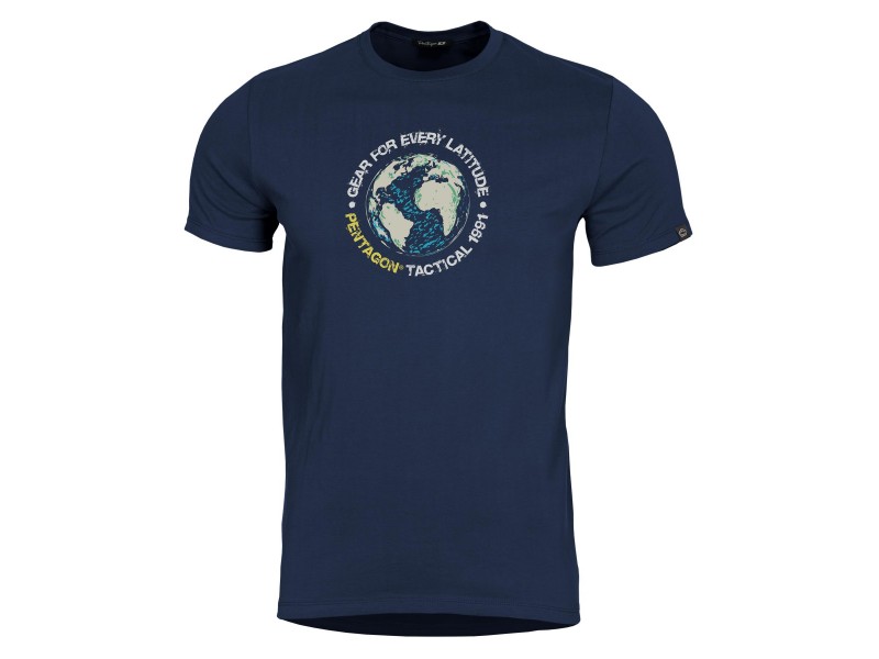 entagon Globe T‑Shirt Μπλουζάκι K09055 – 100% Βαμβάκι, 190Gsm, Comfort Fit