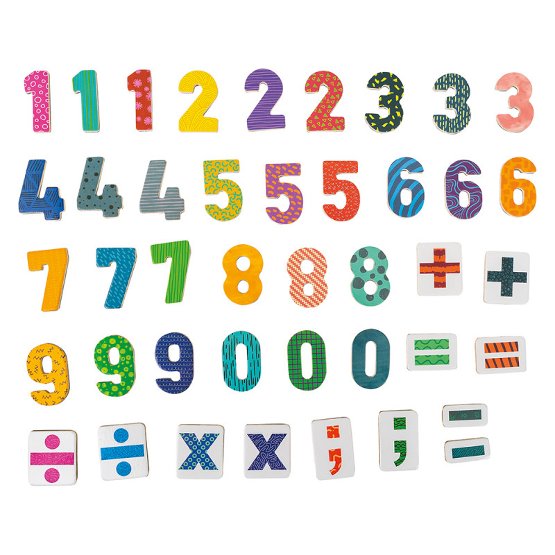 AS Magnet Box Αριθμοί Και Μαθηματικά Σύμβολα 42 Εκπαιδευτικοί Ξύλινοι Μαγνήτες Για 3+ Χρονών