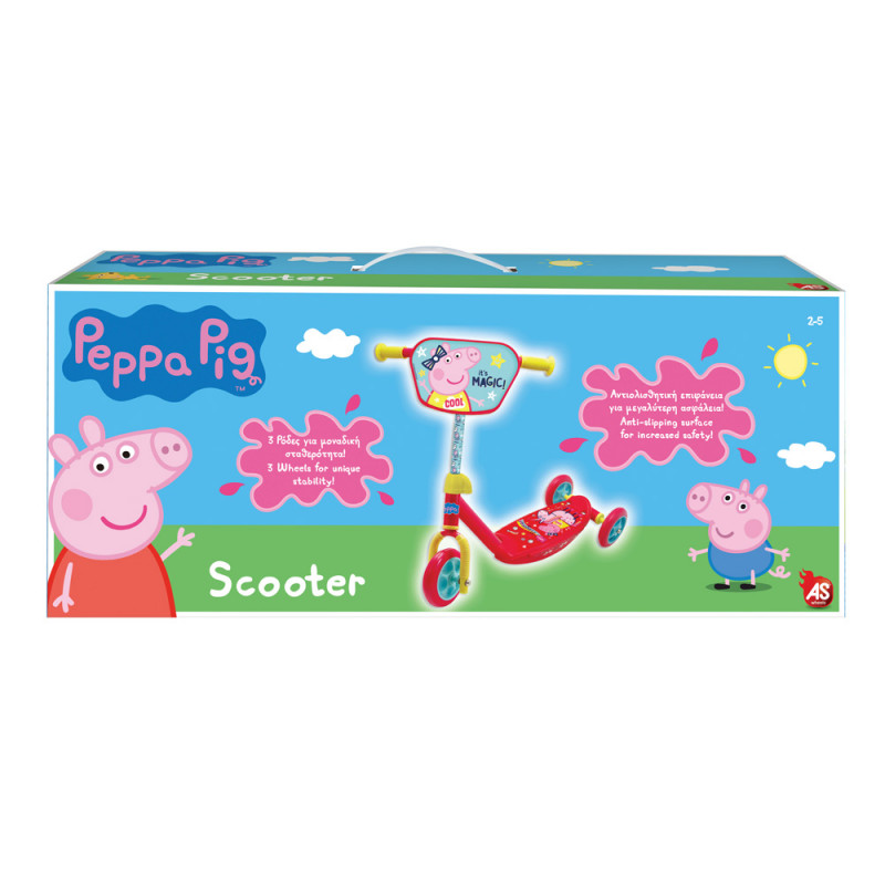 AS Wheels Παιδικό Scooter Peppa Pig Για 2-5 Χρονών