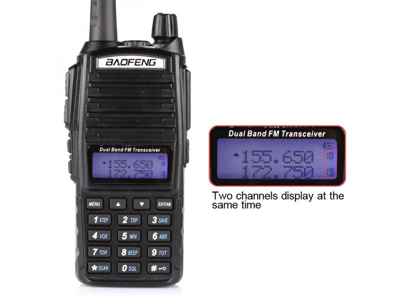 Baofeng UV-82 Dual Band/Dual PTT 