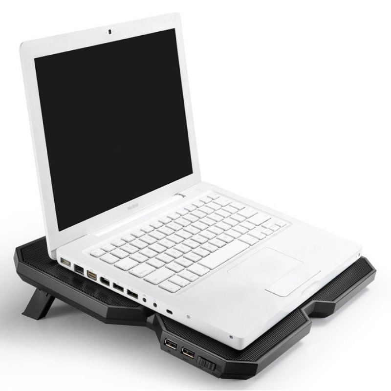 Notebook cooler Multi Core X6 με 4 συνολικά ανεμιστήρες για laptop έως 15.6"