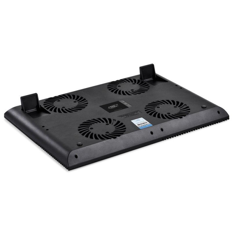 Notebook cooler MULTICORE X8 με 4 ανεμιστήρες για laptop έως 17.3"