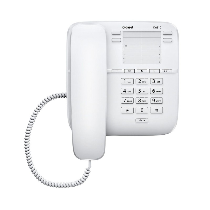Gigaset DA310 Ενσύρματο τηλέφωνο Σε Λευκό Χρώμα