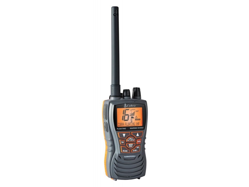 Cobra MR-HH350 FLT VHF Marine Φορητός πομποδέκτης, αδιάβροχος  6 Watts.