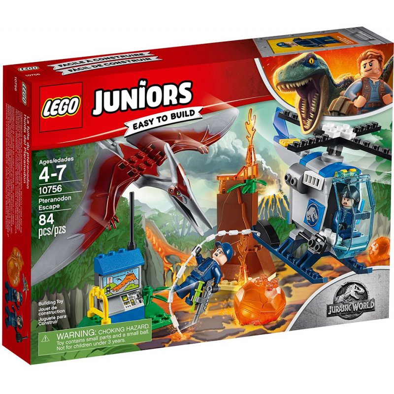 Lego Juniors Easy To Build Jurassic World:Pteranodon Escape Διαφυγή Πτερανόδοντα (10756)