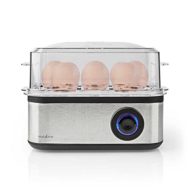 NEDIS KAEB130EAL Ανοξείδωτος Βραστήρας αυγών (1-8 Αυγά) 500W