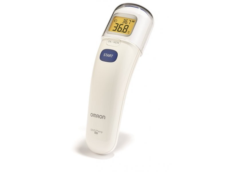 Omron Gentle Temp 720 Ψηφιακό Θερμόμετρο Μετώπου για μέτρηση πυρετού σε 1 Δευτερόλεπτο
