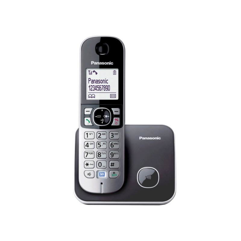 Panasonic KX-TG6811GRM γκρί Ασύρματο τηλέφωνο ECO δυνατότητα φραγής κλήσεων και λειτουργία σε διακοπή ρεύματος
