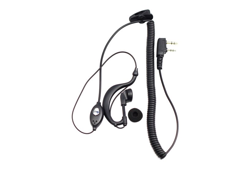 Hands-Free ακουστικά με διπλό καρφί για Baofeng και ασύρματους πομποδέκτες 