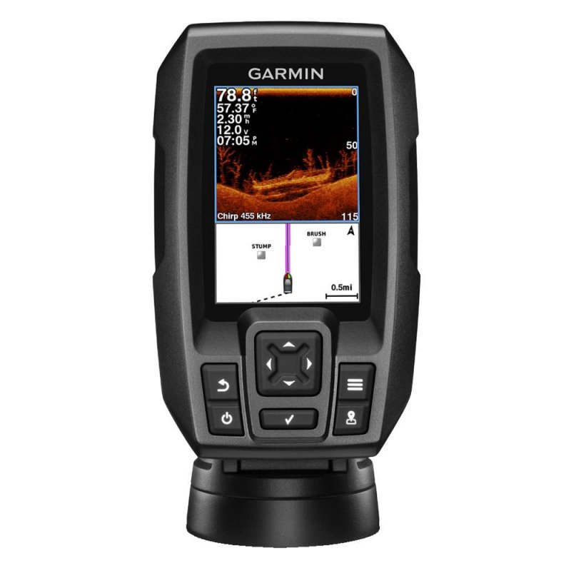 Garmin Striker 4dv GPS Πλοήγησης με οθόνη 3.5" με βυθόμετρο και ανιχνευτή ψαριών.