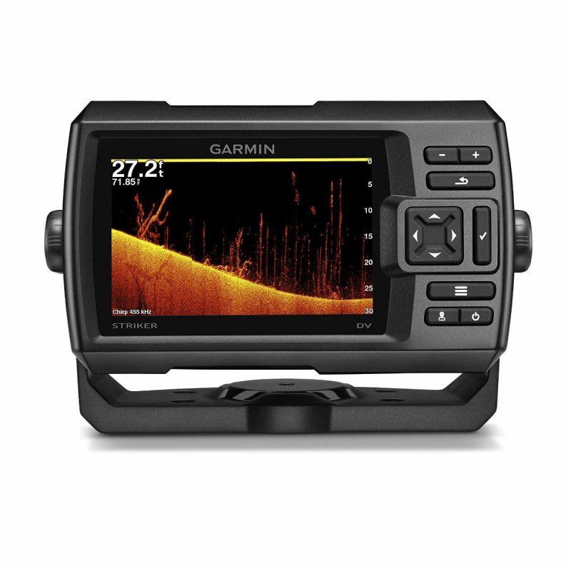 Garmin Striker 5dv GPS Πλοήγησης με οθόνη 5" με βυθόμετρο και ανιχνευτή ψαριών.