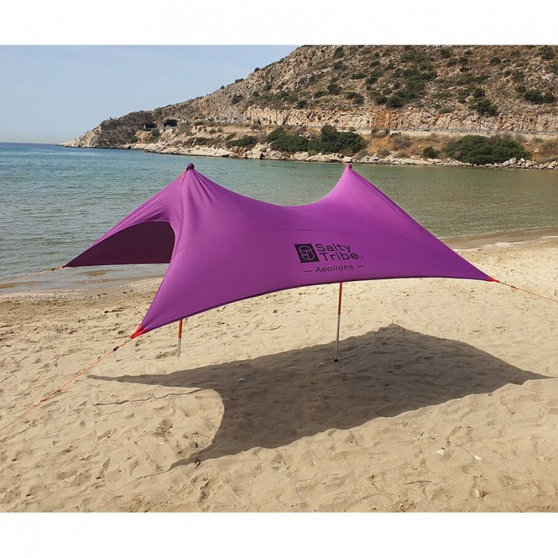 Ελαστική Τέντα Παραλίας Salty Tribe Aeolians 2X2M /Sparkling Grape