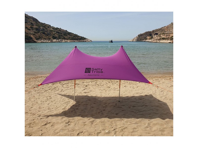 Ελαστική Τέντα Παραλίας Salty Tribe Aeolians 2X2M /Sparkling Grape