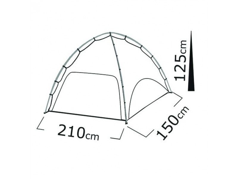 Salty Tribe Arawak Beach Tent, Σκηνή Παραλίας 210X150X125(Ύψος) Cm