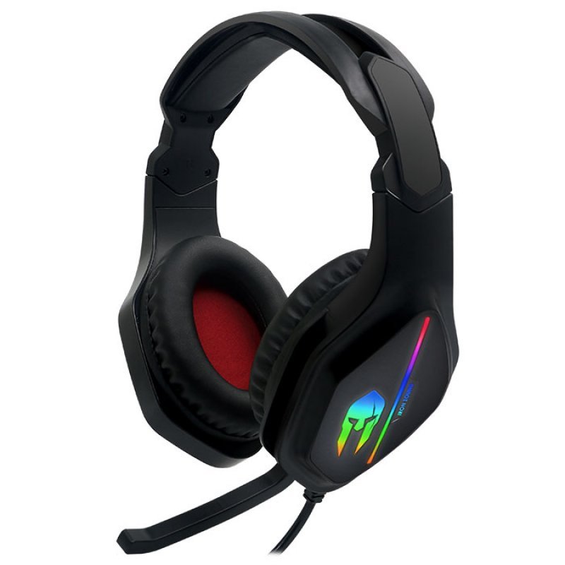 Gaming Headset Με Αναδιπλούμενο Μικρόφωνο Και Rainbow RGB LED Φωτισμό.