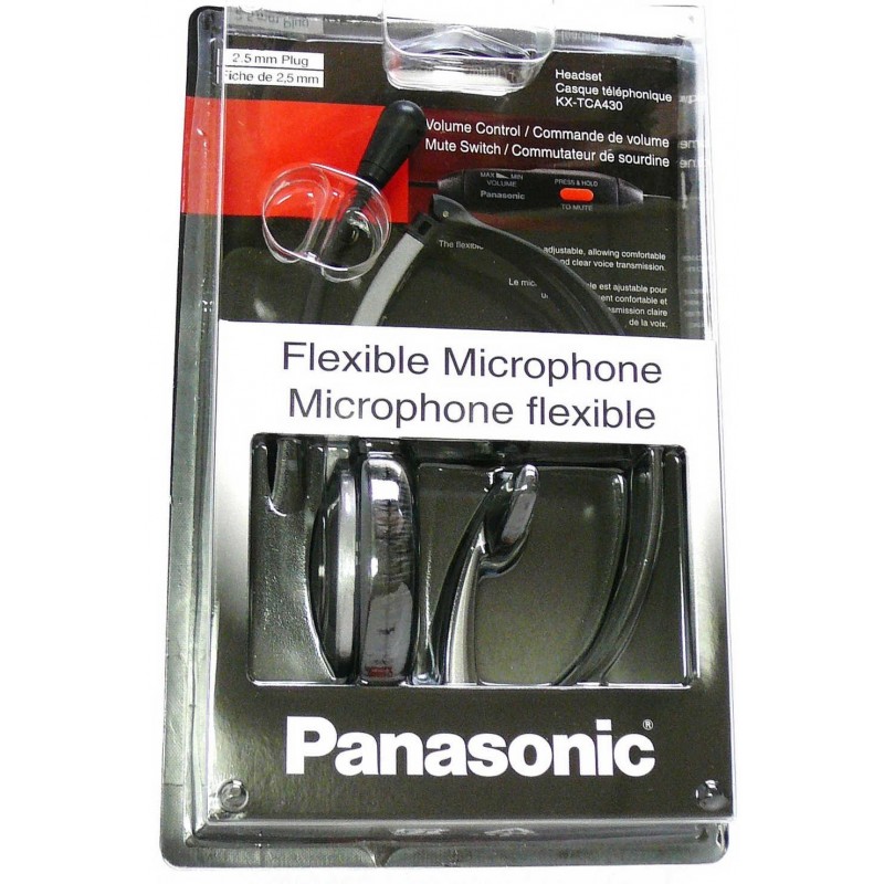 Ενσύρματο Aκουστικό Panasonic RP-TCA430 με Πλήκτρο Έντασης συμβατό με Ασύρματα Panasonic, Philips, Gigaset 