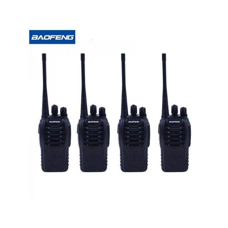 4 Τεμάχια Baofeng Bf-888s Φορητός επαγγελματικός πομποδέκτης για ερασιτεχνική ή επαγγελματική χρήση