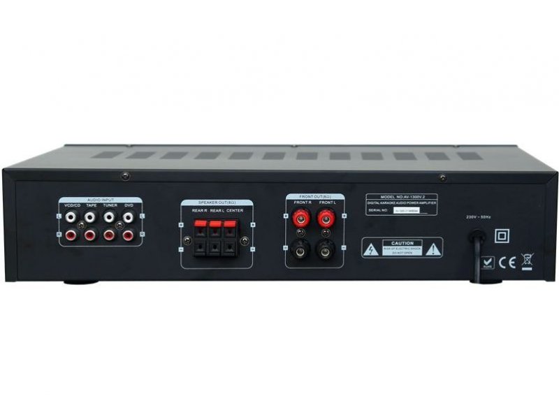 Ενισχυτής ήχου στερεοφωνικός REACT AV-1300 /Β(2x100w)