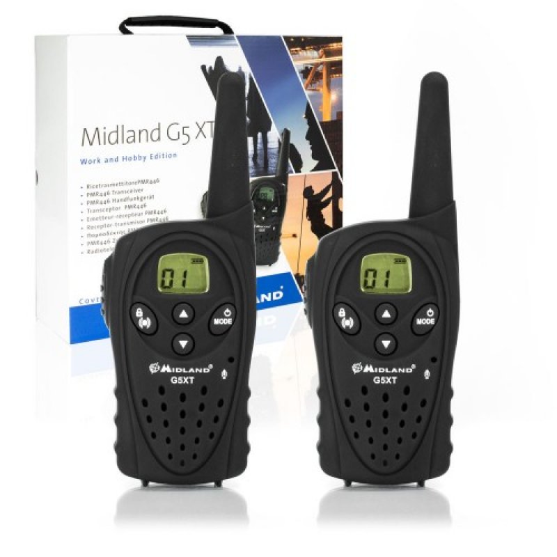 Midland G5 XT Work & Hobby Ζεύγος πομποδέκτη PMR446 (Walkie talkie)