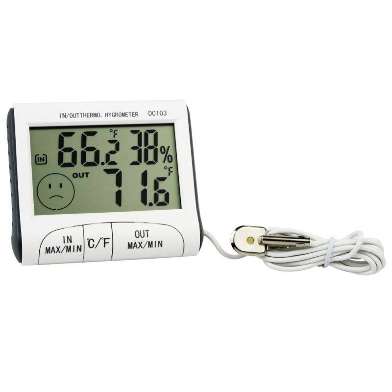 Ψηφιακό Θερμόμετρο/Υγρόμετρο εσωτρικού-εξωτερικού χώρου ακριβείας HUM-DC103