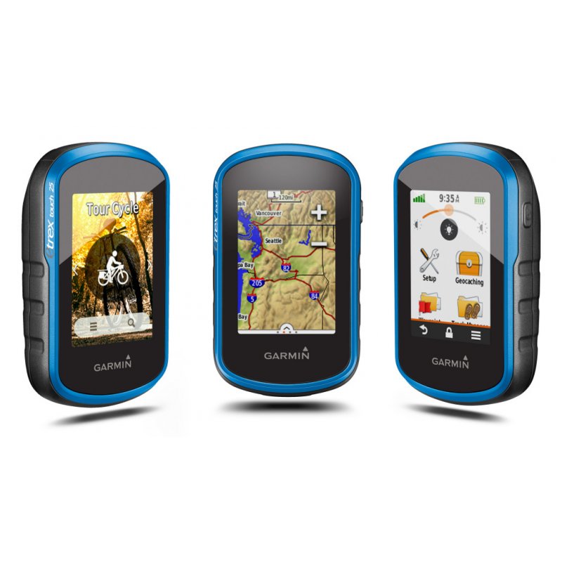 Garmin eTrex 25 Touch Φορητό GPS πλοήγησης χειρός με οθόνη αφής και πυξίδα τριών αξόνων.