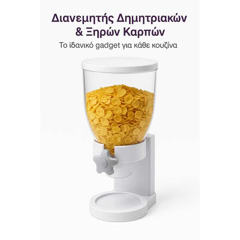 Διανεμητής Δημητριακών & Ξηρών Καρπών – Οργανώστε την Κουζίνα με Στυλ & Ευκολία