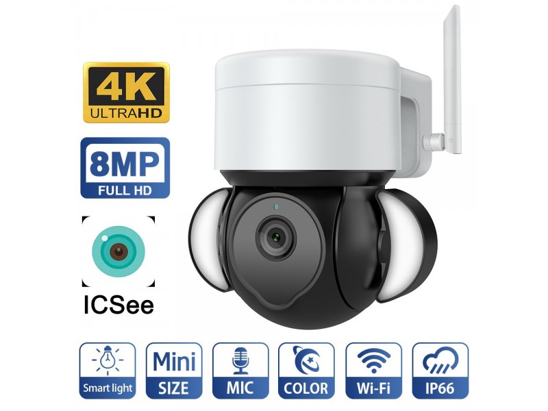 WiFi Camera Νυχτερινής Όρασης Με Ήχο EDUP EH-3264P26 4K 8MP