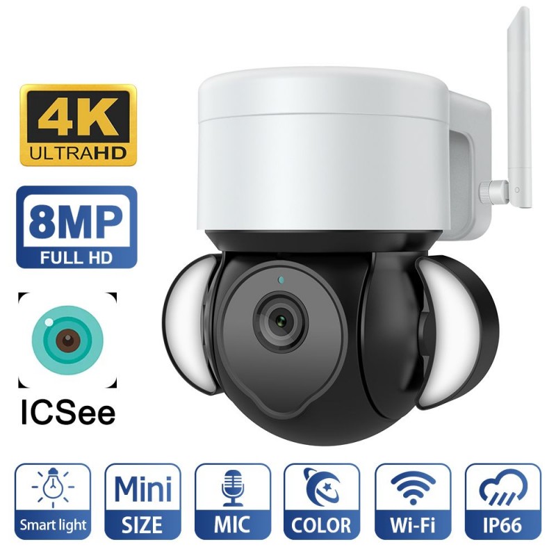 WiFi Camera Νυχτερινής Όρασης Με Ήχο EDUP EH-3264P26 4K 8MP