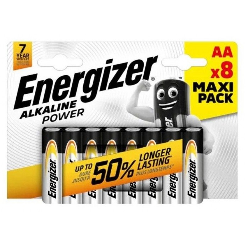  Energizer Power Αλκαλική Mignon Battery AA B8