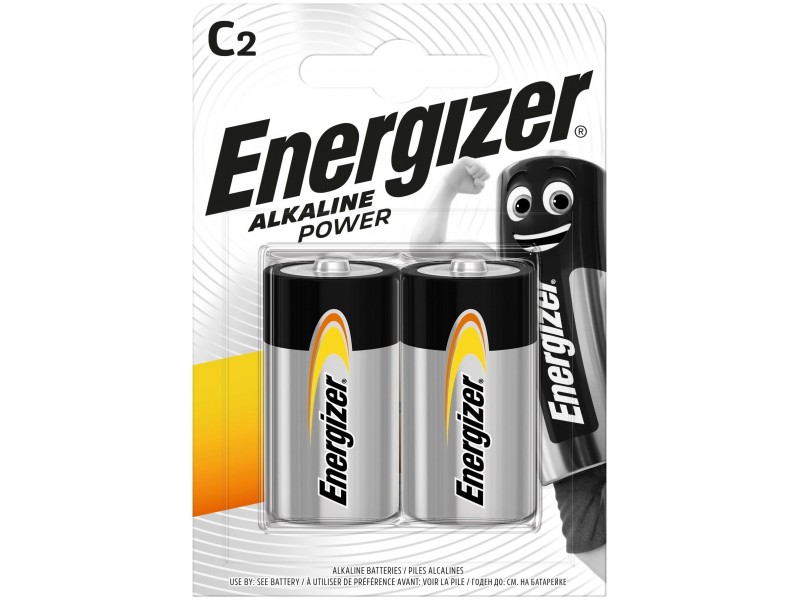 Energizer Power Αλκαλική C (2τμχ)