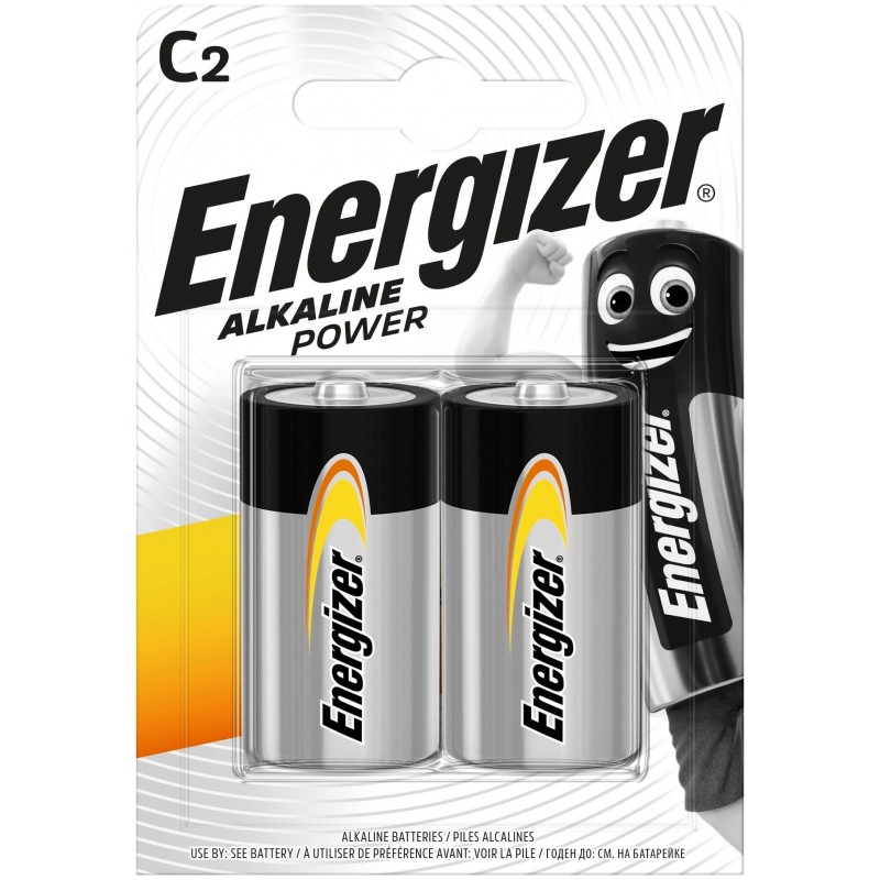  Energizer Power Αλκαλική C (2τμχ)