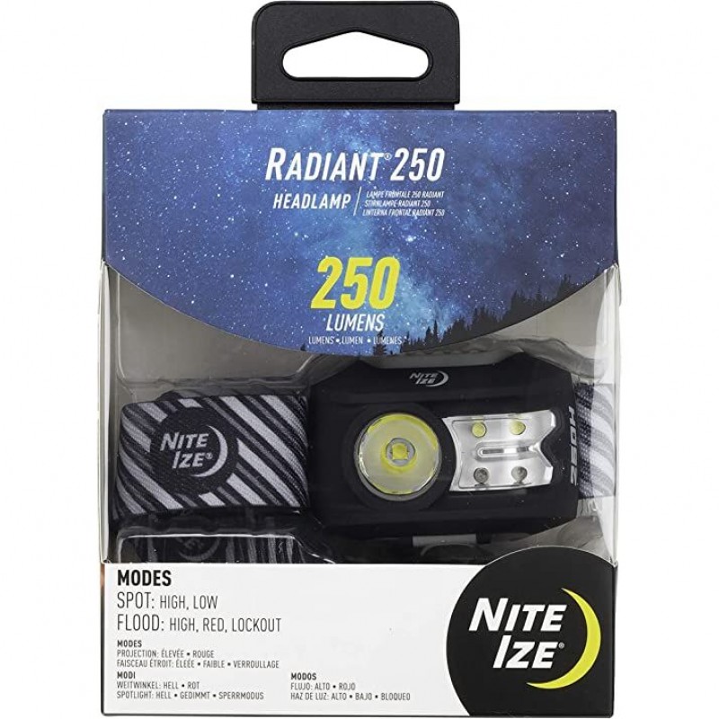 Φακός Κεφαλής Nite Ize Radiant 250 /Charcoal