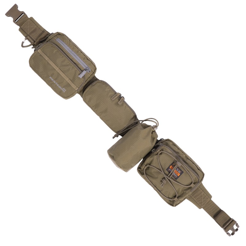 Pentagon Alissos Belt Ζώνη Τσαντάκι Μέσης Με Πολλές Θήκες Κ16106-03 Coyote