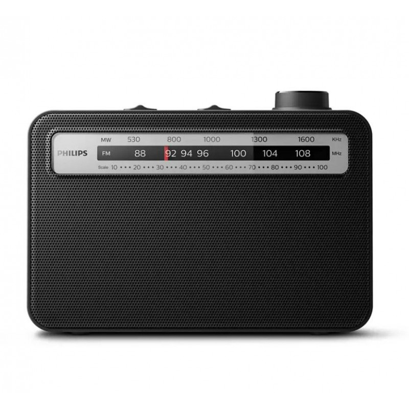  Philips TAR2506 / 12 Φορητό Ραδιόφωνο Ρεύματος Μαύρο
