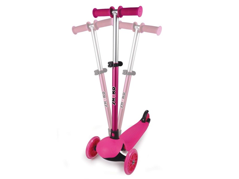 As Wheels Παιδικό Scooter Go Fit Με 3 ρόδες Σε Ροζ Χρώμα Για 3+ Χρονών