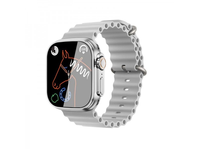 XO M8 Pro Smartwatch Sports Call Σε Ασημί Χρώμα