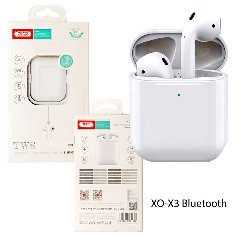  XO X3 Bluetooth Ακουστικά Σε Λευκό Χρώμα