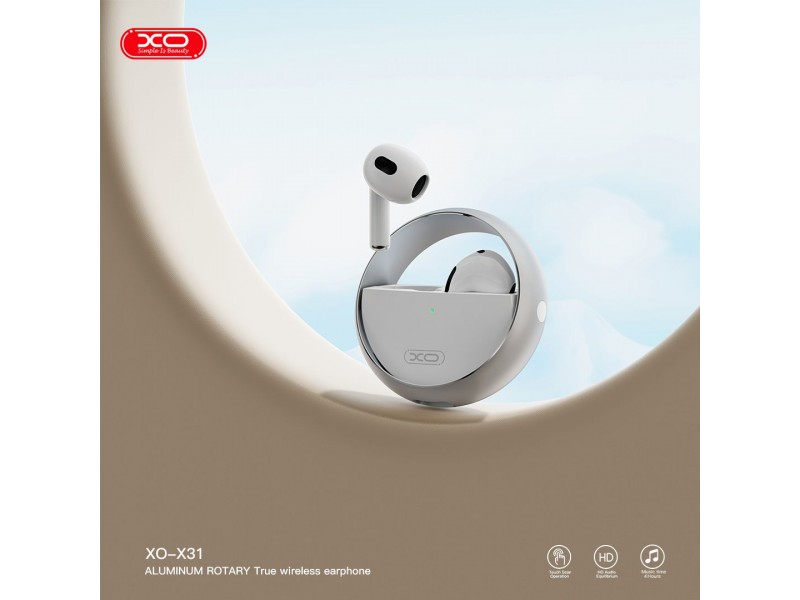 Bluetooth Earbud Ακουστικά XO X31 Gyro Zinc Alloy Rotating TWS